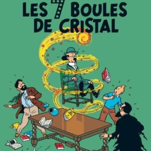 Poster -Tintin Les Sept Boules de cristal De sju kristallkulorna